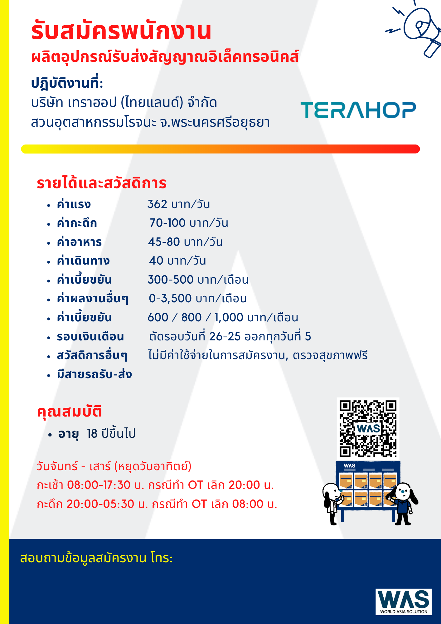 รูปใบปลิวรับสมัครงาน